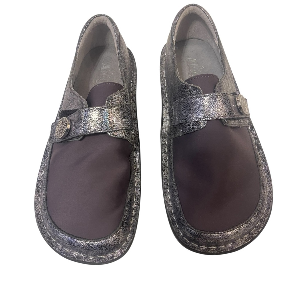 Women's ALEGRIA Ice Ice Baby Shoes in Black and Gray - Picture 4 of 8